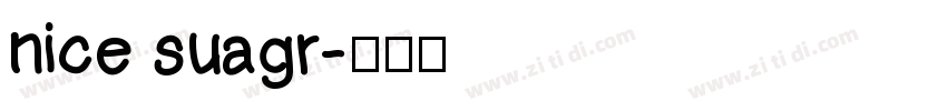 nice suagr字体转换